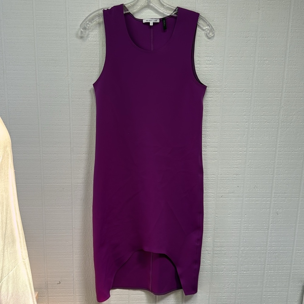Helmut Lang Sleeveless Magenta Dress - Picture 4 of 6
